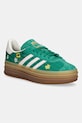 adidas Originals sneakersy Gazelle Bold tekstylny zielony IH1920