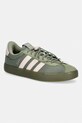 adidas sneakersy Vl Court 3.0 skóra zamszowa zielony IH6603