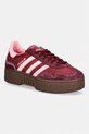 adidas Originals sneakersy skórzane Handball Spezial Bold skóra zamszowa bordowy IH6717
