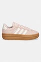 adidas sneakersy zamszowe VL Court Bold IH9151 pomarańczowy SS26