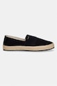Gant espadryle damskie bawełniane Raffiaville 32568323.G00 czarny SS26