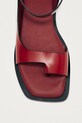 Alohas sandały damskie skórzane Tebas czerwony S101138.02