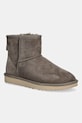 UGG śniegowce zamszowe W Classic Mini II brak zapięcia brązowy 1016222.DDRG