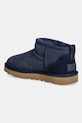 Obuwie UGG śniegowce zamszowe W Classic Ultra Mini 1116109.DKN granatowy