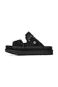 UGG sandały zamszowe W Goldenstar Glide czarny 1167399.BLK