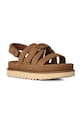 UGG sandały zamszowe W Goldenstar Gleam 1175122.CHE brązowy SS26
