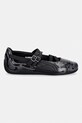 Puma baleriny skórzane Speedcat Ballet Snake 405326 szary SS26