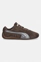 Puma sneakersy zamszowe Speedcat Lux 408198 brązowy SS26