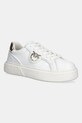 Δερμάτινα αθλητικά παπούτσια Pinko Yoko 06 απομίμηση λείου δέρματος λευκό SS0041.P087.Z1B