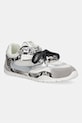 Pinko sneakersy skórzane Yulia 01 skóra zamszowa srebrny SS0185.P148.I93