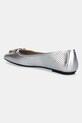 Παπούτσια Δερμάτινες μπαλαρίνες Pinko Max 11 SD0457.P049.ZZF ασημί