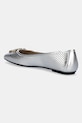 Παπούτσια Δερμάτινες μπαλαρίνες Pinko Max 11 SD0457.P049.ZZF ασημί