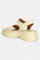 Obuća Camper sandale s platformom za žene od kože Tasha K201659.013 zlatna