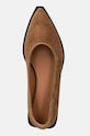 Copenhagen baleriny zamszowe brązowy CPH415