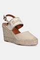Barbour espadryle z odkrytą piętą damskie Lyndhurst beżowy LFO0803BE52
