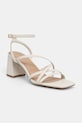 Aldo sandały na słupku skórzane ESTHER beżowy 14039515.ESTHER