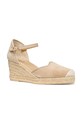 Geox sandały na koturnie damskie D GELSA LOW D65NGA00022C6738 beżowy SS26