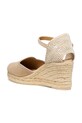 Geox sandały na koturnie damskie D GELSA LOW beżowy D65NGA00022C6738