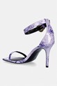 Obuwie Versace Jeans Couture sandały na wysokim obcasie 80VA3S76.ZS366.338 fioletowy
