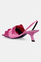 Obuwie Versace Jeans Couture sandały na szpilce 80VA3S48.ZS185.499 różowy