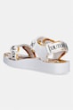 Obuwie Versace Jeans Couture sandały na platformie damskie 80VA3SX4.ZSS82.G03 biały