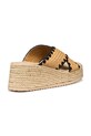 Obuwie Geox espadryle na koturnie damskie D ALEMERIA D651KC00011C6182 beżowy