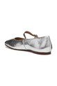 Geox baleriny skórzane MARSILEA srebrny D65W6A000KYC1007