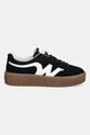 Weekend Max Mara sneakersy skórzane Wkaagile 2615761014600.BLACK czarny SS26