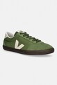 Veja sneakersy VOLLEY CANVAS skóra zamszowa zielony VO0121474A