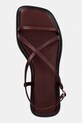 Vagabond Shoemakers sandały damskie skórzane IZZY bordowy 5713.201.38