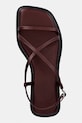 Vagabond Shoemakers sandały damskie skórzane IZZY bordowy 5713.201.38