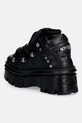 Obuwie New Rock sneakersy skórzane CRUST NEGRO, REACTOR NEGRO E14 casco CON M.WALL106.S32 czarny