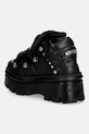 Obuwie New Rock sneakersy skórzane CRUST NEGRO, REACTOR NEGRO E14 casco CON M.WALL106.S32 czarny