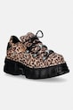 New Rock sneakersy zamszowe ANTE LEOPARDO CUERO, TOWER NEGRO+ lateral pozostałe brązowy M.120N.C31
