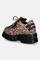 Obuwie New Rock sneakersy zamszowe ANTE LEOPARDO CUERO, TOWER NEGRO+ lateral M.120N.C31 brązowy