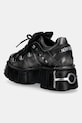 Obuwie New Rock sneakersy skórzane PULIK OLD ARENA TOWER NEGRO ACERO + later M.120N.C69 szary
