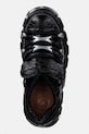 New Rock sneakersy skórzane PITON ESCAMA NEGRO BRILLO, TOWER NEGRO ACER czarny M.120N.C74
