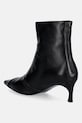 Obuwie Rotate botki skórzane 115993100 czarny