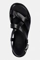 Billi Bi dámske kožené sandále čierna T8012.080