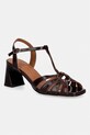 Billi Bi kožené sandále hnedá A9756.086