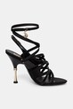 Just Cavalli sandały na szpilce 80RA3S50ZSE62899 czarny SS26