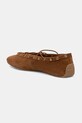 Obuwie Steve Madden baleriny zamszowe Pointe 11005032.839 brązowy