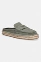 HUGO espadryle damskie zamszowe Brinn zielony 50563734.337