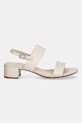 Ecco sandali z nizko peto usnjeni Livia 35 250303.01378 bež SS26