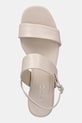 Ecco sandali z nizko peto usnjeni Livia 35 bež 250303.01378