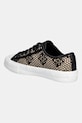 Παπούτσια Guess CAREY2 πάνινα sneakers γυναικεία FLJCR2.FAP12.BLKNA μαύρο