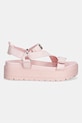 Guess sandale s platformom za žene FETTA FLJFTT.DEN03.PINK roza SS26