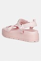 Obuća Guess sandale s platformom za žene FETTA FLJFTT.DEN03.PINK roza
