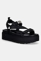 Guess σανδάλια Στην πλατφόρμα Γυναικεία FETTA μαύρο FLJFTT.FAL03.BLACK