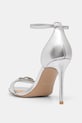 Boty Guess sandály na vysokém podpatku KABRINAA FLJKBB.LEL03.SILVE stříbrná
